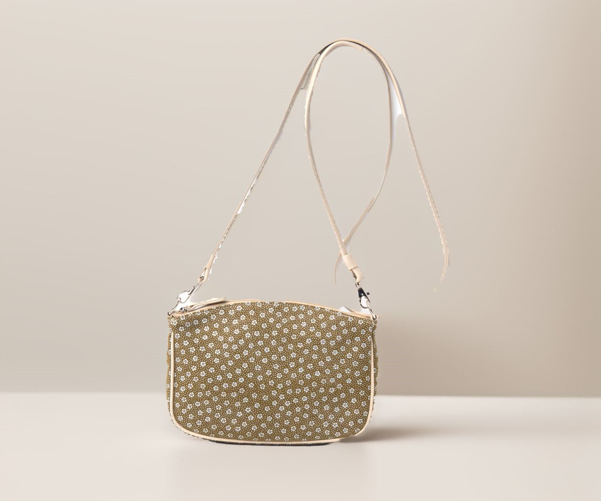 Shoulder pochette mallet shape | Rikyu brown