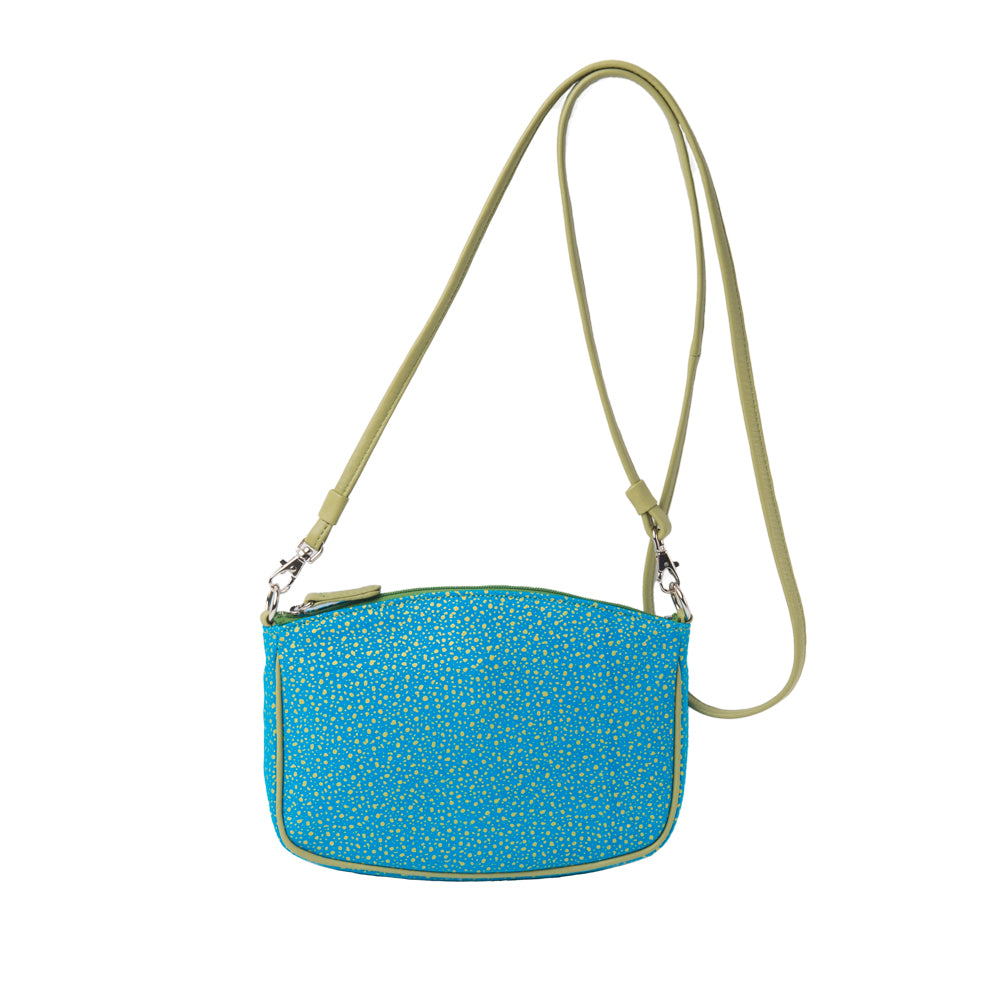 Mallet-shaped shoulder pouch | Turquoise