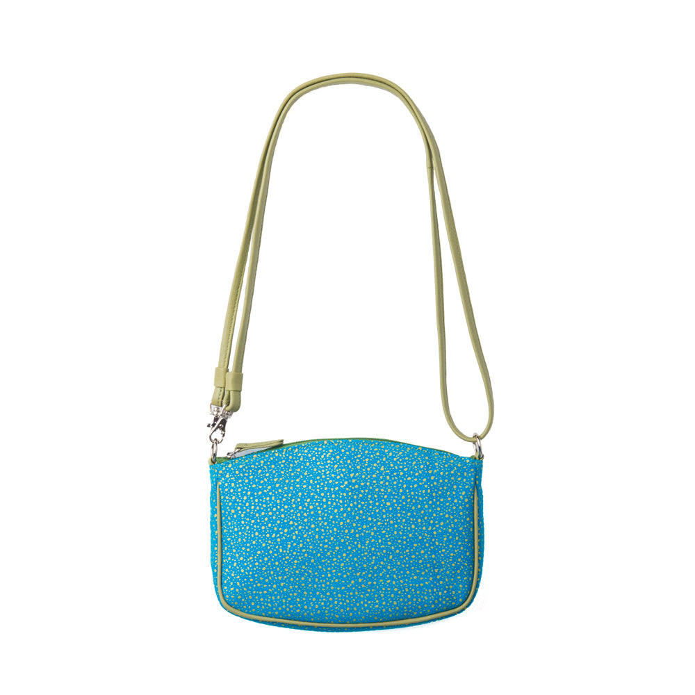 Mallet-shaped shoulder pouch | Turquoise