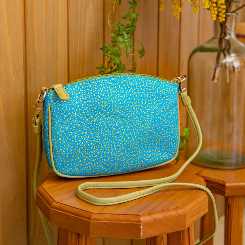 Mallet-shaped shoulder pouch | Turquoise