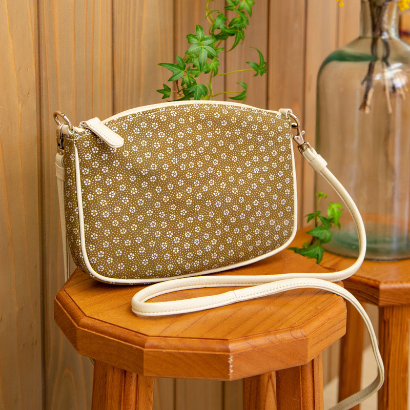 Shoulder pochette mallet shape | Rikyu brown