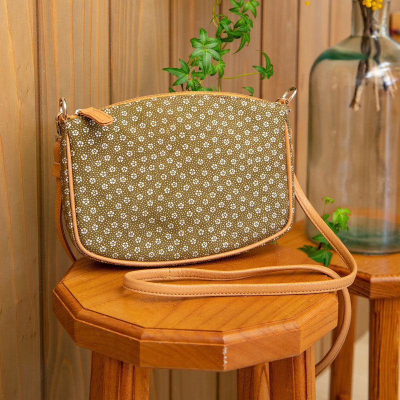 Shoulder pochette mallet shape | Rikyu brown
