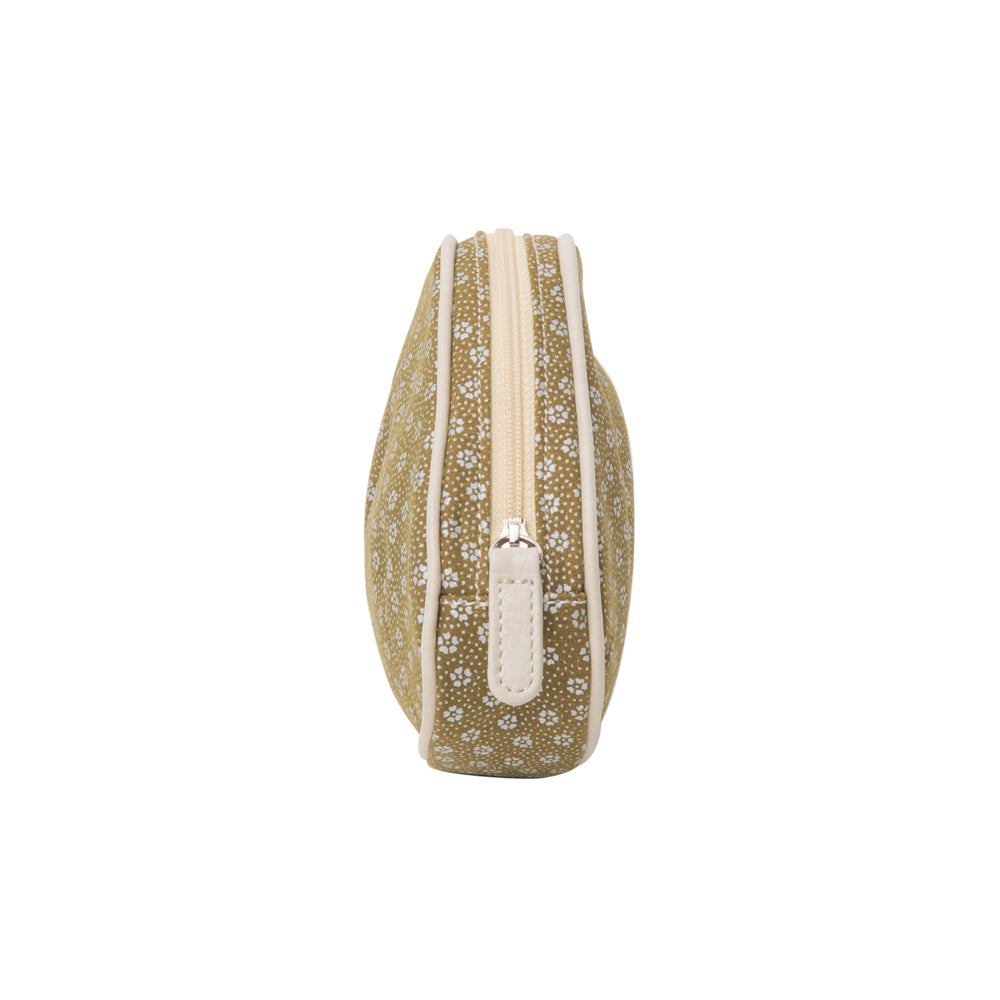 Cosmetic pouch, shell-shaped | Rikyu brown