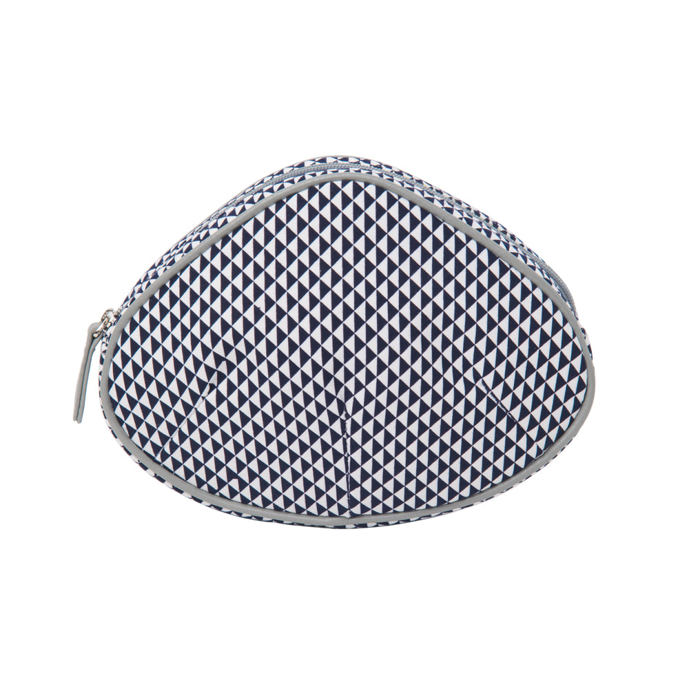 Cosmetic pouch, shell-shaped | Navy blue