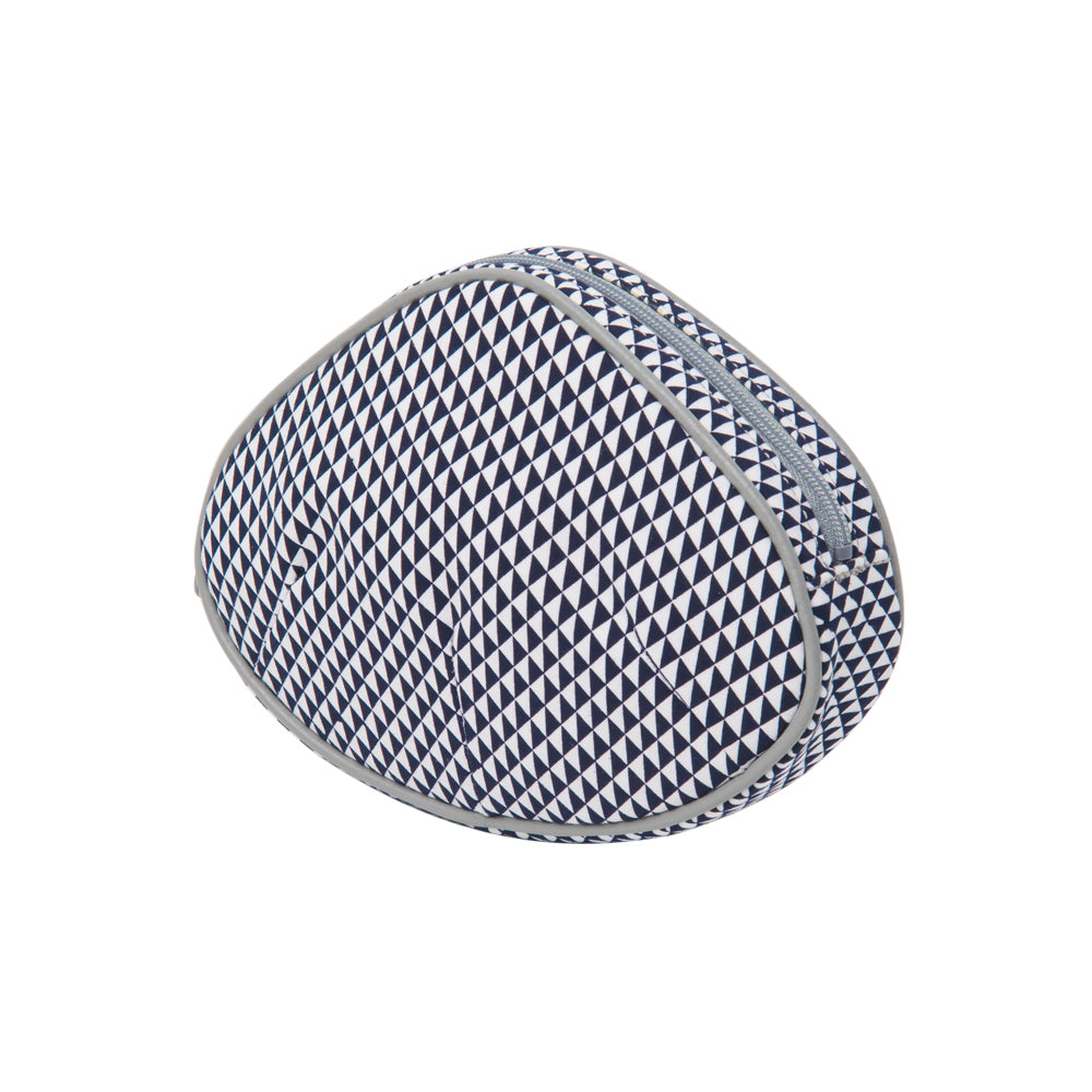 Cosmetic pouch, shell-shaped | Navy blue