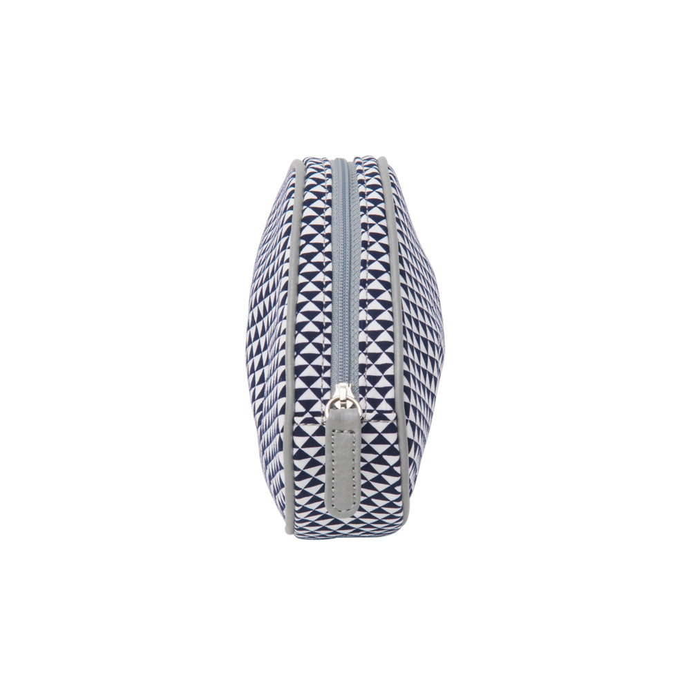 Cosmetic pouch, shell-shaped | Navy blue